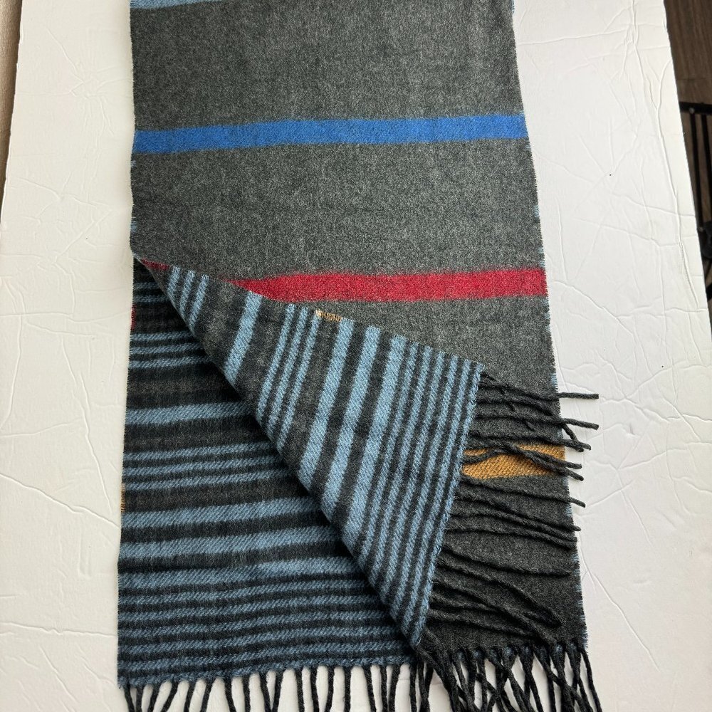 Fraas Reversible Scarf Stripped Fringe Germany